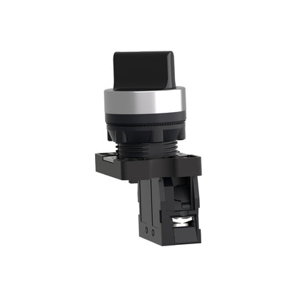 Conmutador Selector Completo, Easy Harmony XA2, Plástico, Negro, 22 mm, 2 Posiciones, Fijo, 1NO Schneider Electric XA2ED21