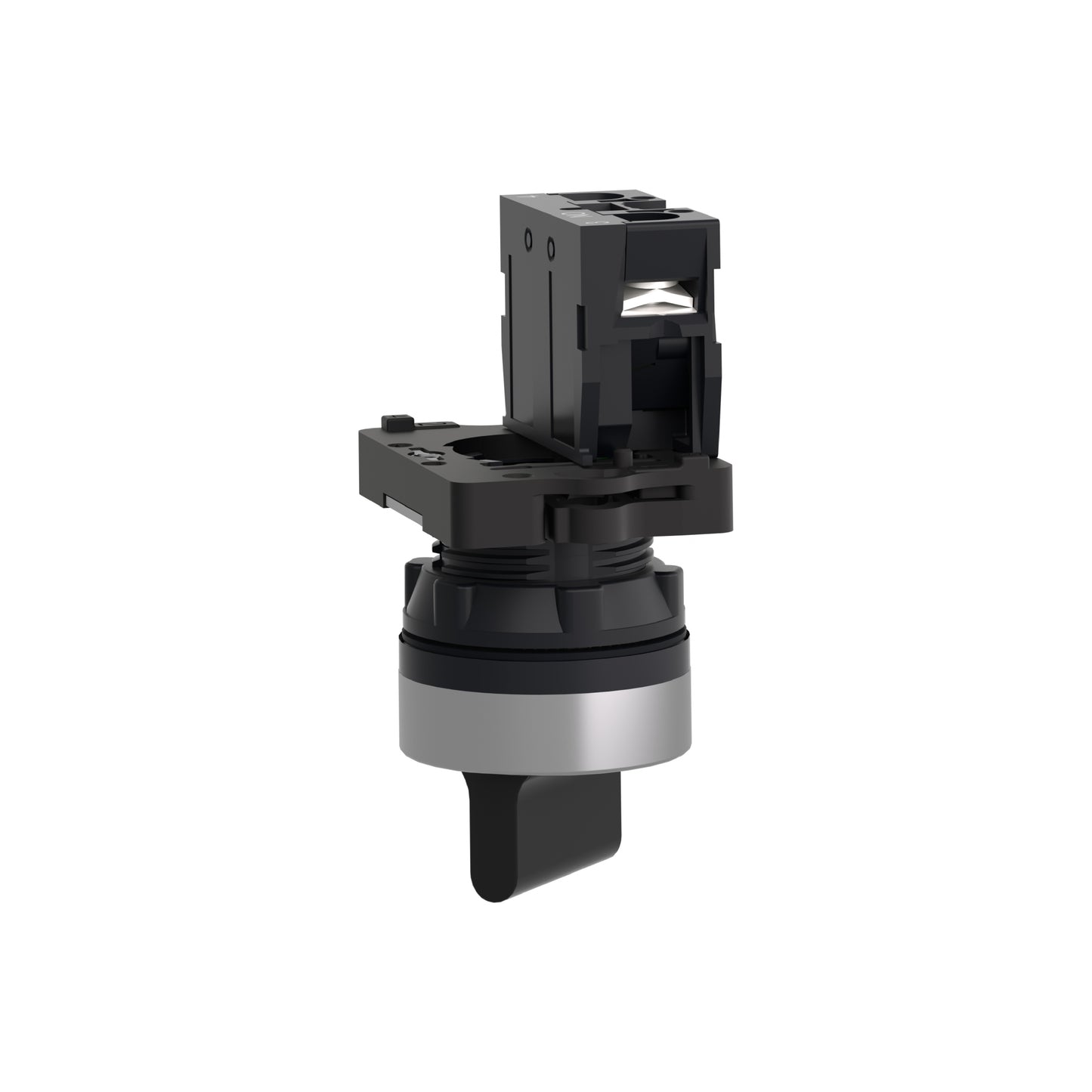 Conmutador Selector Completo, Easy Harmony XA2, Plástico, Negro, 22 mm, 2 Posiciones, Fijo, 1NO Schneider Electric XA2ED21