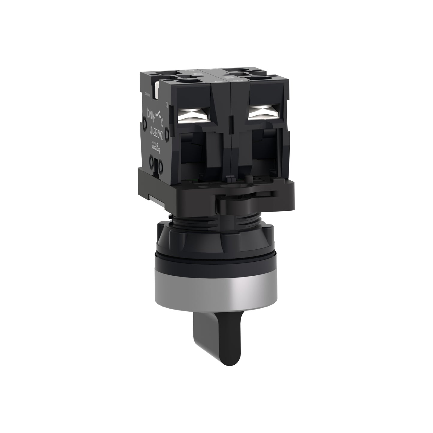 Conmutador Selector Completo, Easy Harmony XA2, Plástico, Negro, 22 mm, 3 Posiciones, Fijo, 2NO Schneider Electric XA2ED33