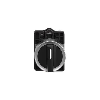 Conmutador Selector Completo, Easy Harmony XA2, Plástico, Negro, 22 mm, 3 Posiciones, Fijo, 2NO Schneider Electric XA2ED33