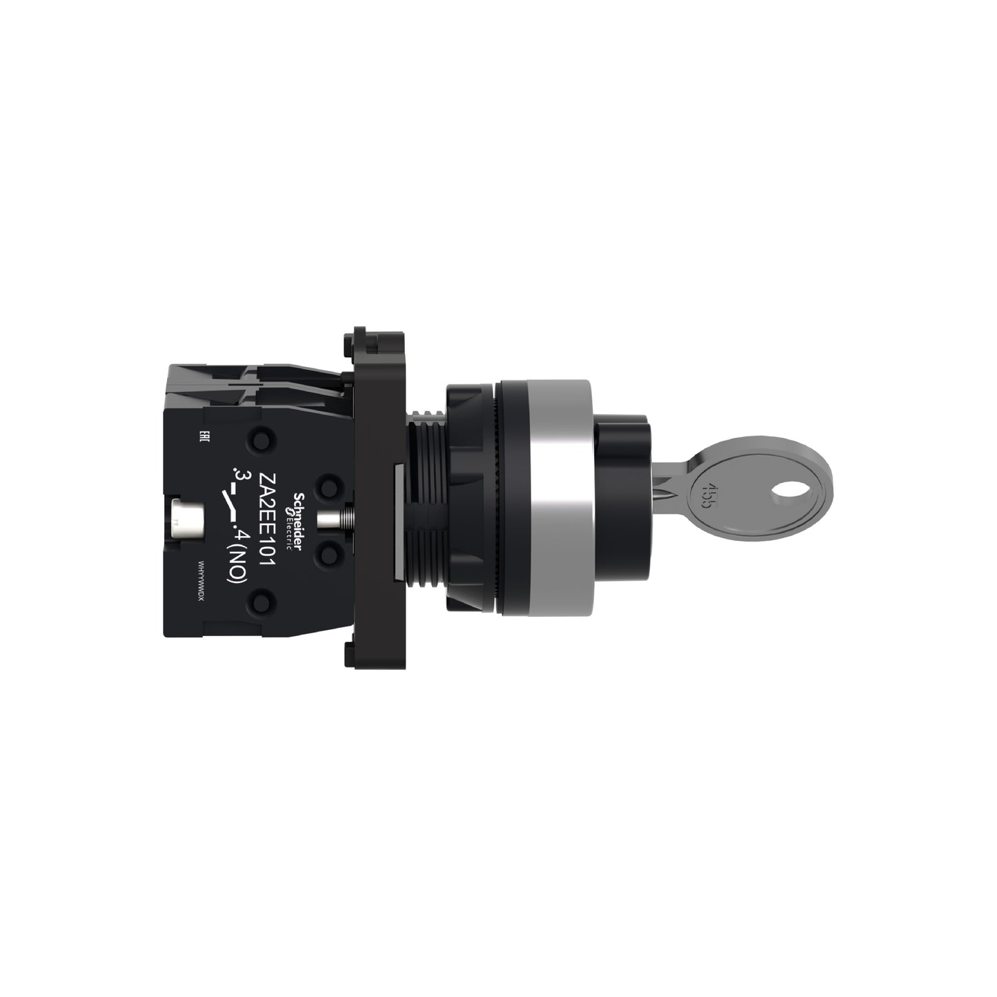 Selector Completo, Easy Harmony XA2, Plástico, Negro, 22 mm, Llave 455,2 Posiciones, Fijo, 2NO Schneider Electric XA2EG43