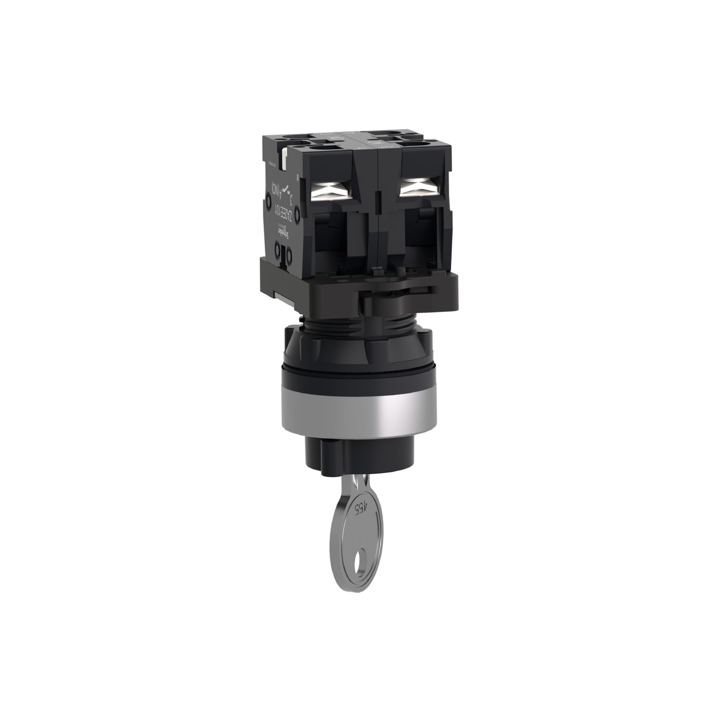 Selector Completo, Easy Harmony XA2, Plástico, Negro, 22 mm, Llave 455,2 Posiciones, Fijo, 2NO Schneider Electric XA2EG43