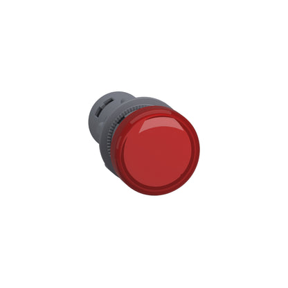 Luz Piloto Monolítica, Easy Harmony XA2, Plástico, Rojo, 22 MM, LED Integral, Terminales de Abrazadera de Tornillo, 24 V CA CC Schneider Electric XA2EVB4LC
