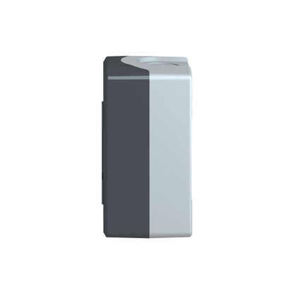 Dark Grey Empty Enclosure Lid With Light Grey Base-2 Cut-Outs Schneider Electric XALD02
