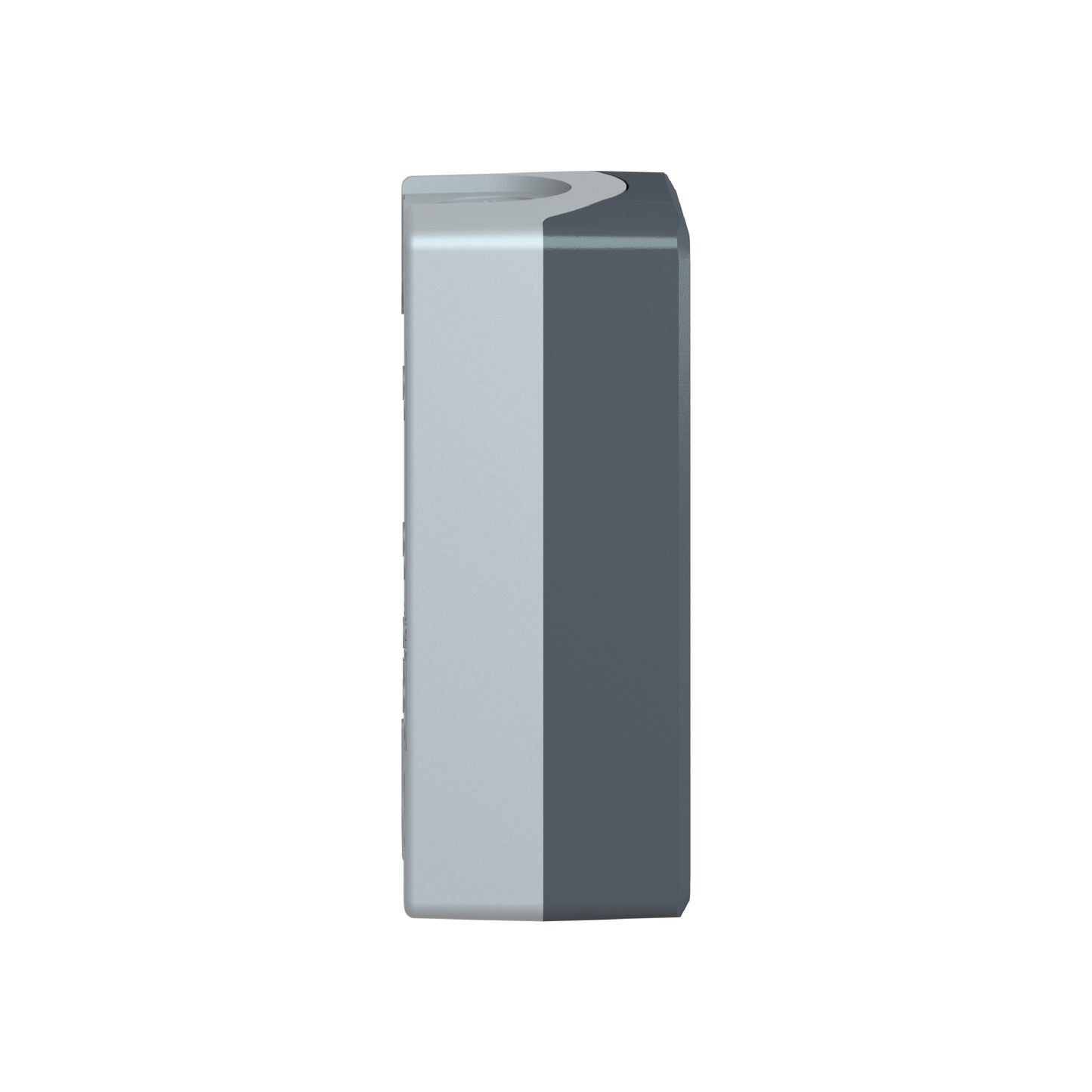 Dark Grey Empty Enclosure Lid With Light Grey Base-3 Cut-Outs Schneider Electric XALD03