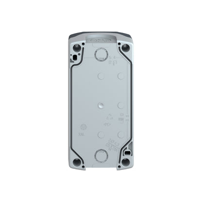Dark Grey Empty Enclosure Lid With Light Grey Base-3 Cut-Outs Schneider Electric XALD03