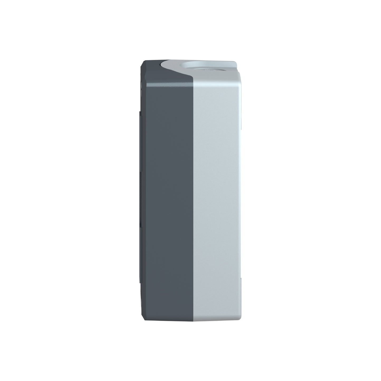 Dark Grey Empty Enclosure Lid With Light Grey Base-3 Cut-Outs Schneider Electric XALD03