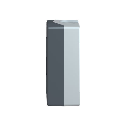 Dark Grey Empty Enclosure Lid With Light Grey Base-3 Cut-Outs Schneider Electric XALD03