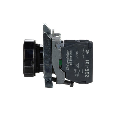 Pulsador Negro Ø 22-Retorno Resorte Nivelado-1 Na Schneider Electric XB4BA21