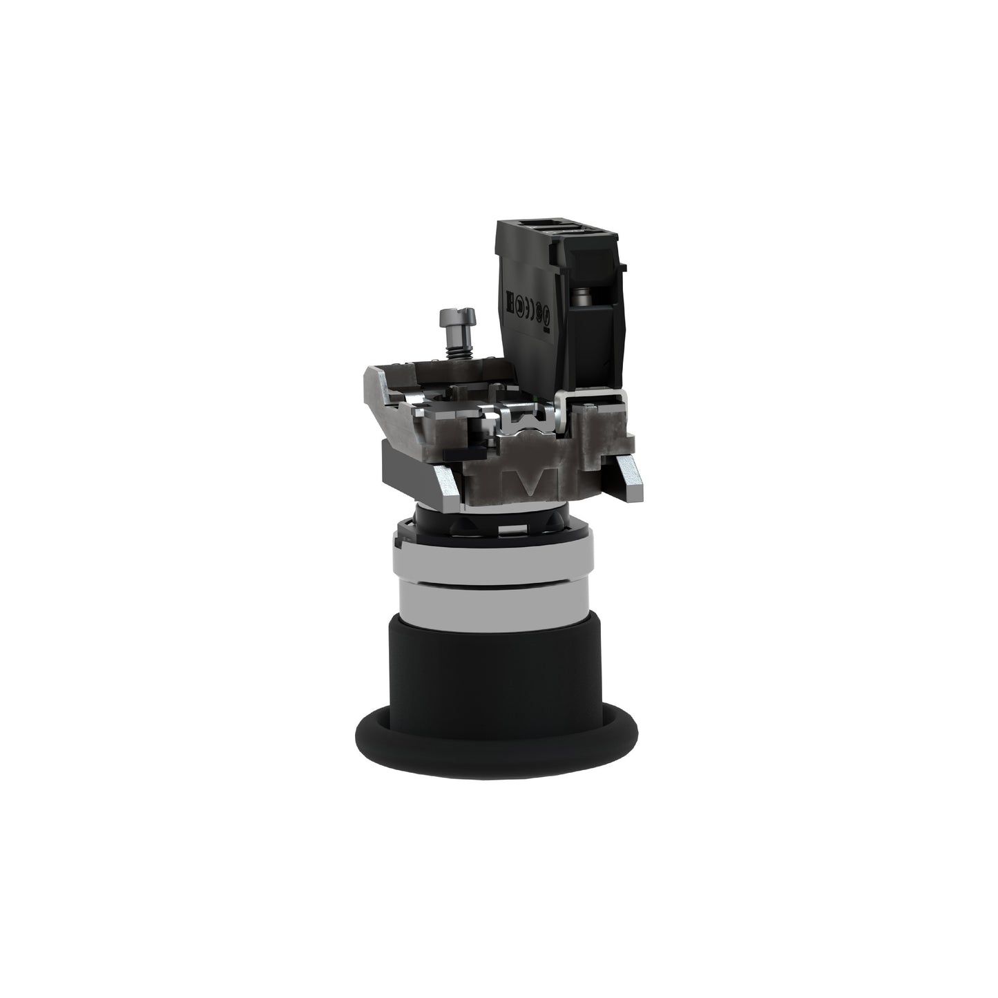 Pulsador Negro Ø 22-Cabeza Redonda Ø 40 Schneider Electric XB4BC21