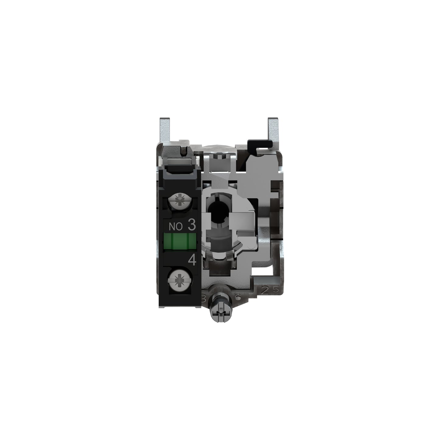 Interruptor Selector Negro Modular 22 MM, 2 Posiciones, 1 Na, 600V Schneider Electric XB4BD21