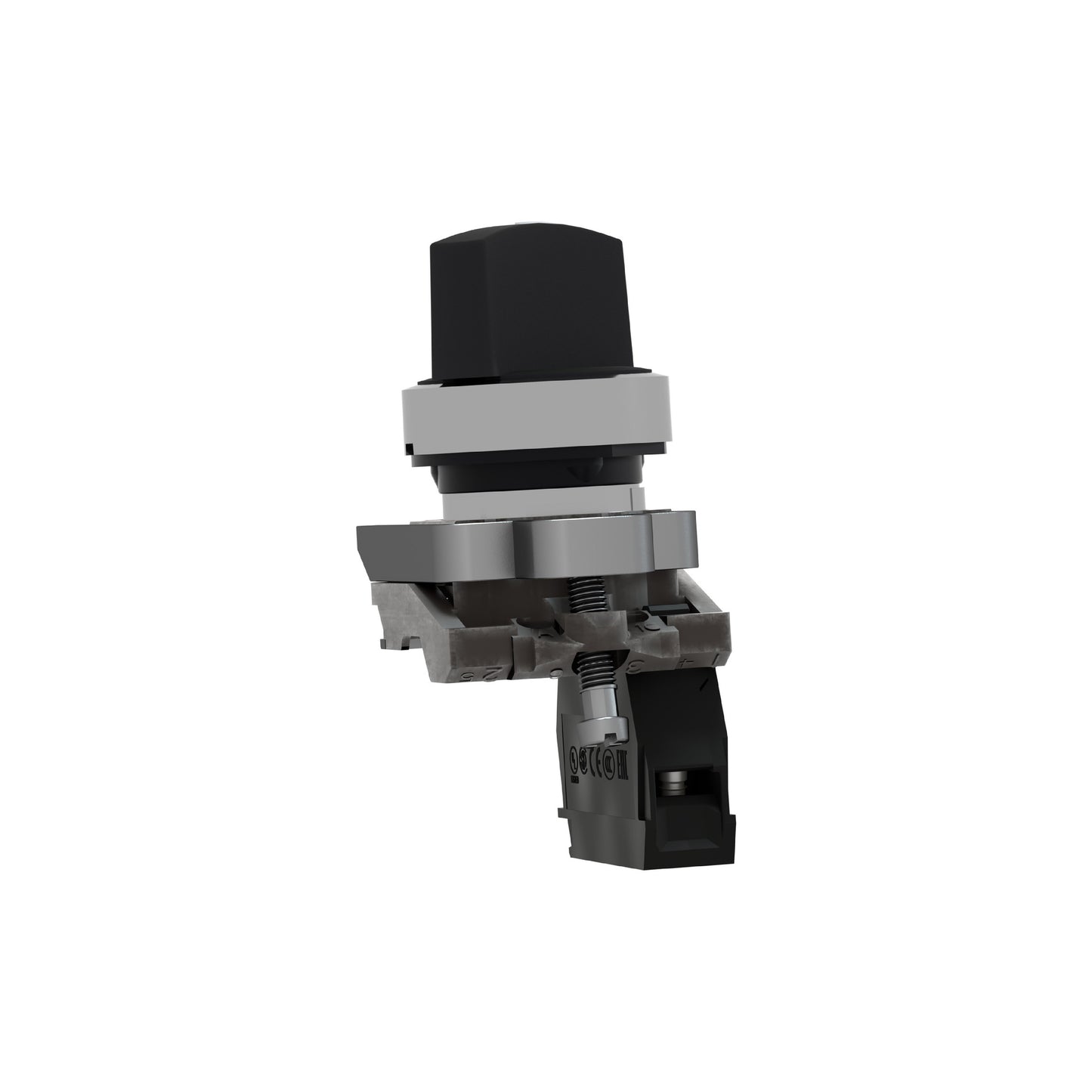 Interruptor Selector Negro Modular 22 MM, 2 Posiciones, 1 Na, 600V Schneider Electric XB4BD21