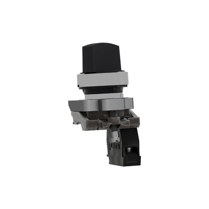 Interruptor Selector Negro Modular 22 MM, 2 Posiciones, 1 Na, 600V Schneider Electric XB4BD21
