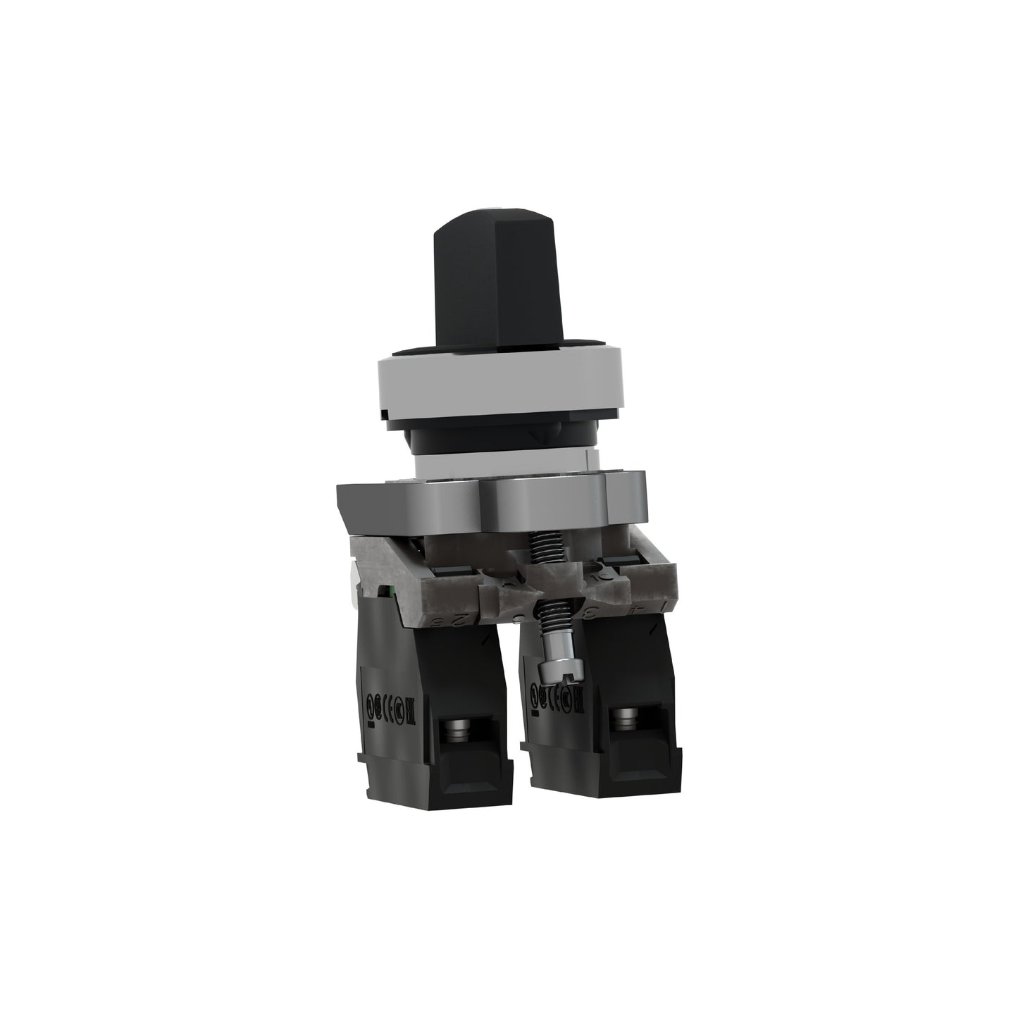 Selector Negro Ø 22 Mango de 3 Posiciones-2 Na Schneider Electric XB4BD53