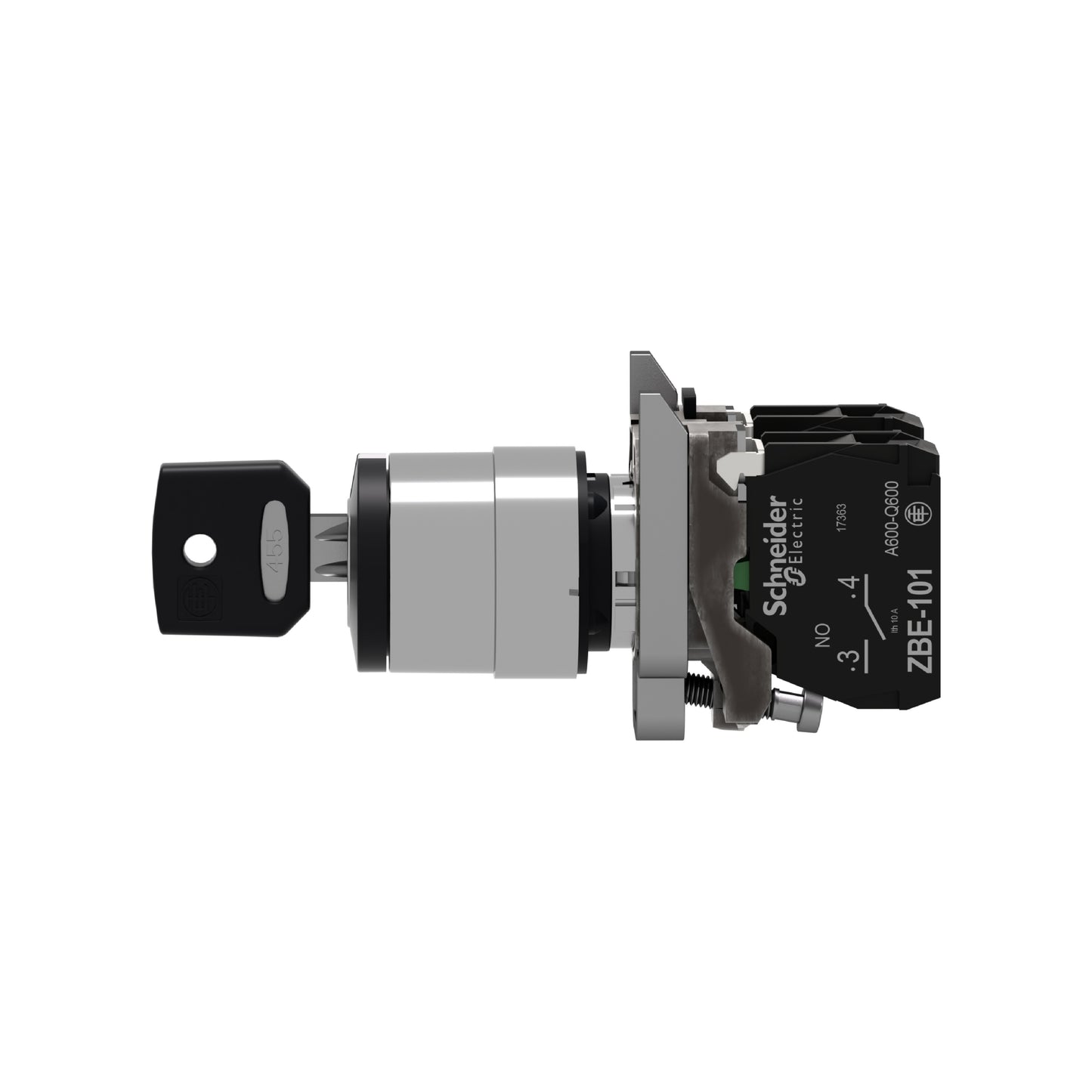 Conmutador Selector Negro Ø 22 Cierre de 3 Posiciones-2 Na Schneider Electric XB4BG03
