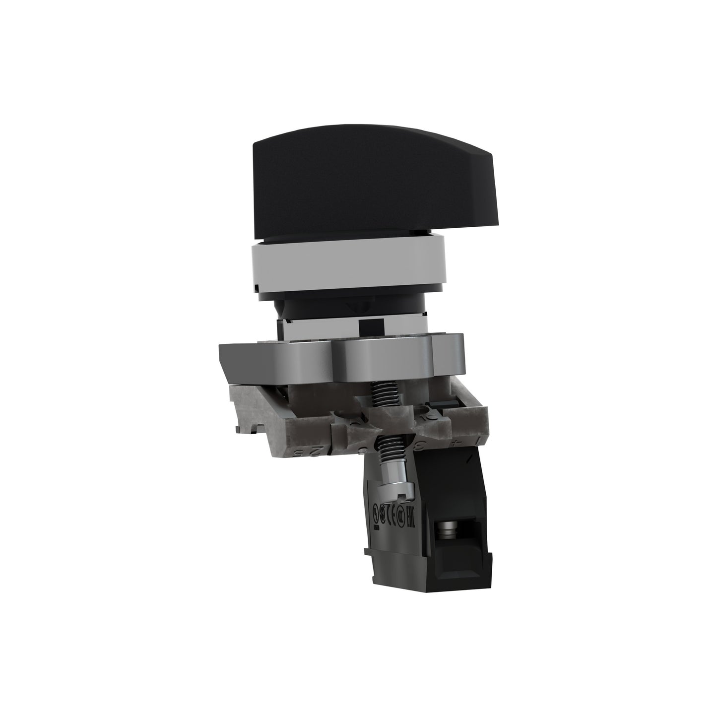 Selector Negro Ø 22 Mango Largo de 2 Posiciones-1 Na Schneider Electric XB4BJ21