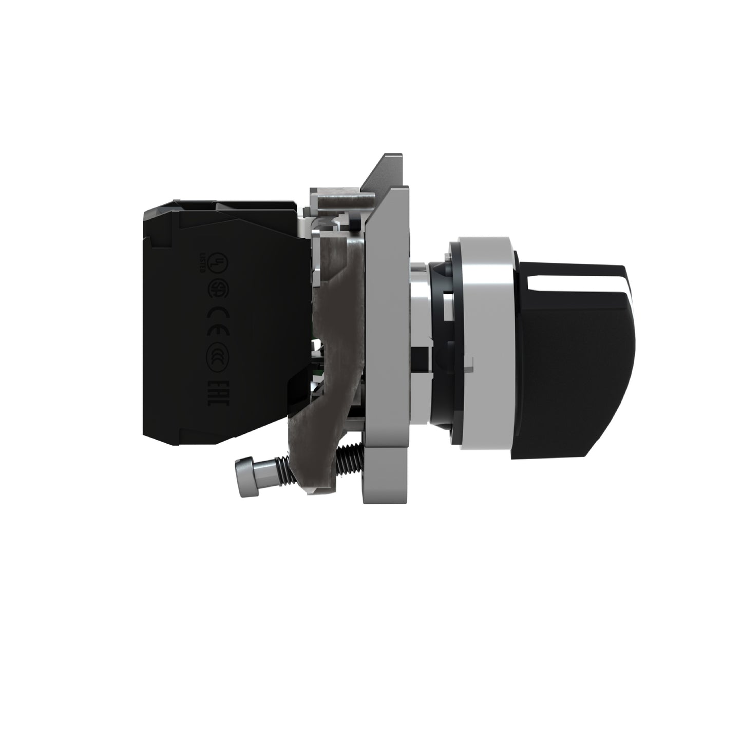 Selector Negro Ø 22 Mango Largo de 2 Posiciones-1 Na Schneider Electric XB4BJ21