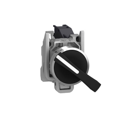 Selector Negro Ø 22 Mango Largo de 2 Posiciones-1 Na Schneider Electric XB4BJ21