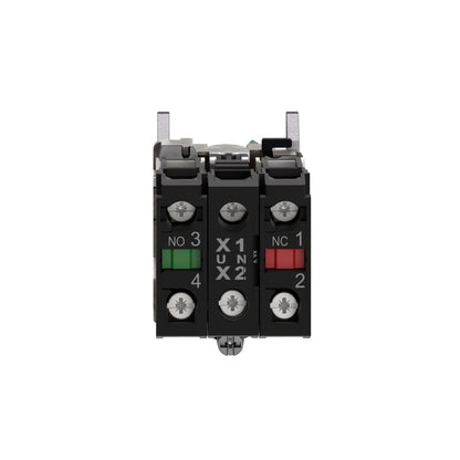 Conmutador Sel Verde Iluminado Ø 22 Mango de 2 Posiciones-120 V-1 Na + 1 NC Schneider Electric XB4BK123G5