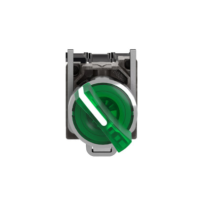 Conmutador Sel Verde Iluminado Ø 22 Mango de 2 Posiciones-120 V-1 Na + 1 NC Schneider Electric XB4BK123G5