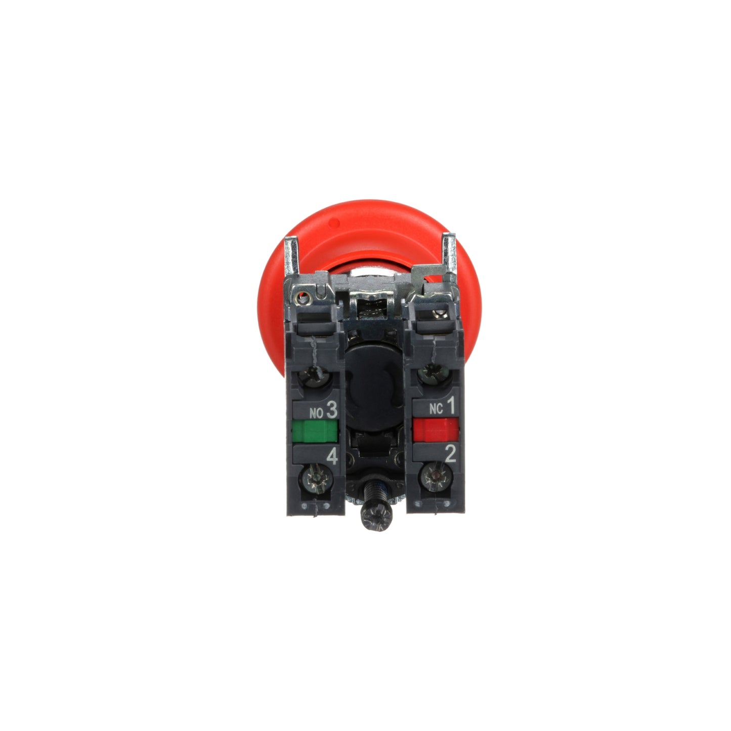 Botón de Parada de Emergencia Ø22 Rojo-Cabeza Redonda Ø 40-Pulsar-Tirar Schneider Electric XB4BT845