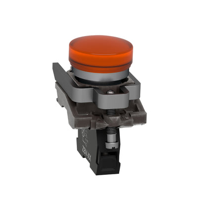 Piloto Luminoso Redondo Ø 22- IP65-Amarillo-LED Integral-24 V-Terminales Schneider Electric XB4BVB5