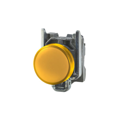 Piloto Luminoso Redondo Ø 22- IP65-Amarillo-LED Integral-24 V-Terminales Schneider Electric XB4BVB5