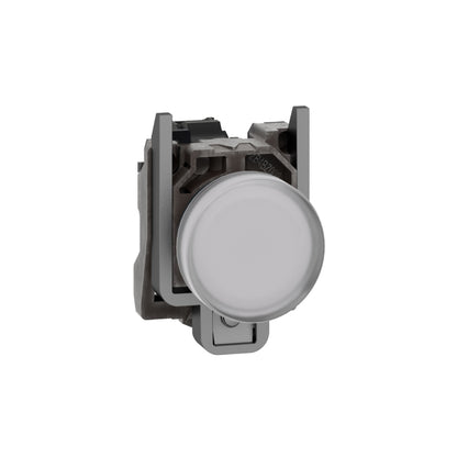 Luz Piloto Redondo Ø 22- IP65-Blanco-LED Integral-120 V-Terminales Schneider Electric XB4BVG1