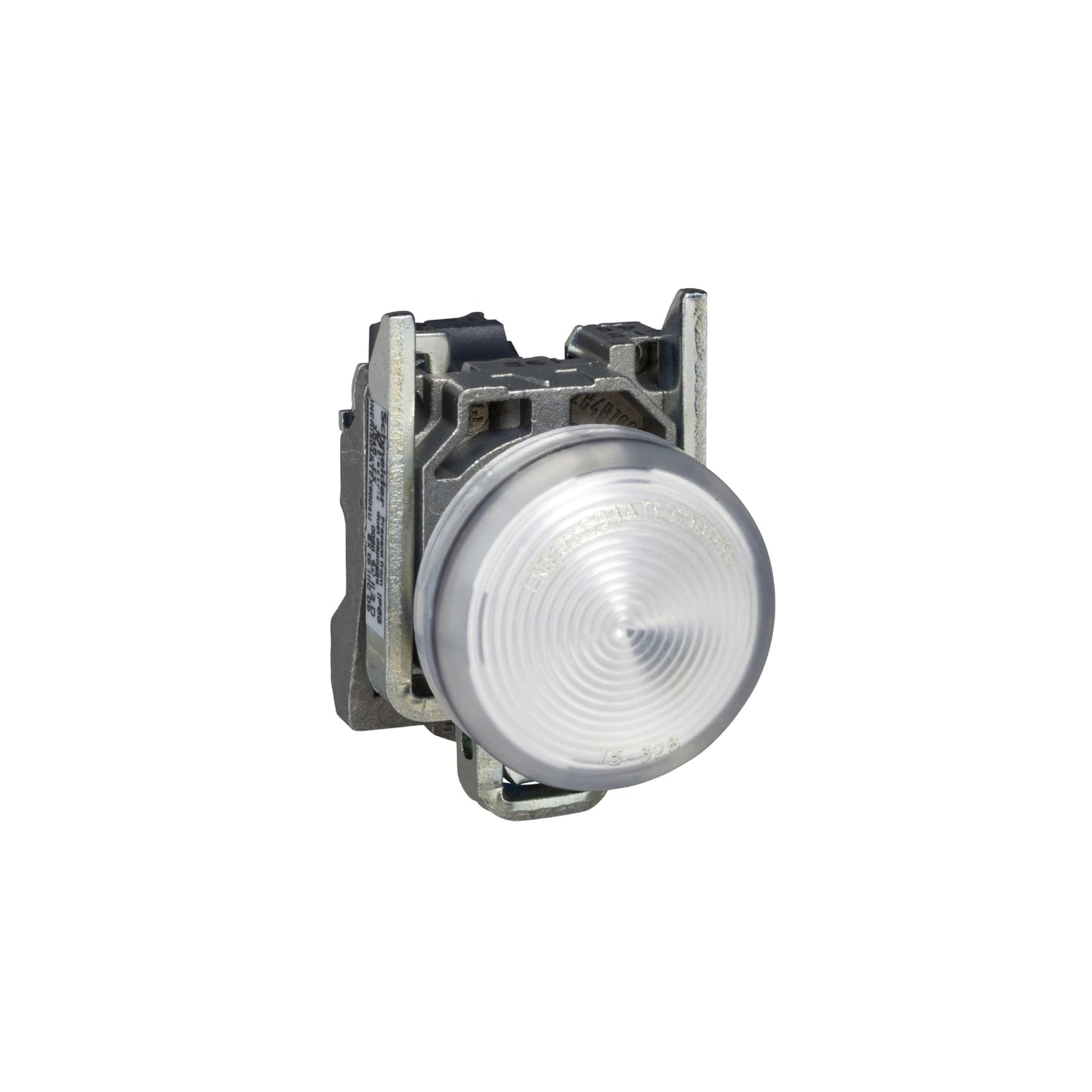 Luz Piloto Redondo Ø 22- IP65-Blanco-LED Integral-120 V-Terminales Schneider Electric XB4BVG1