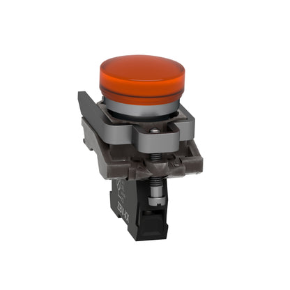 Luz Piloto Redondo Ø 22- IP65-Amarillo-LED Integral-120 V-Terminales Schneider Electric XB4BVG5