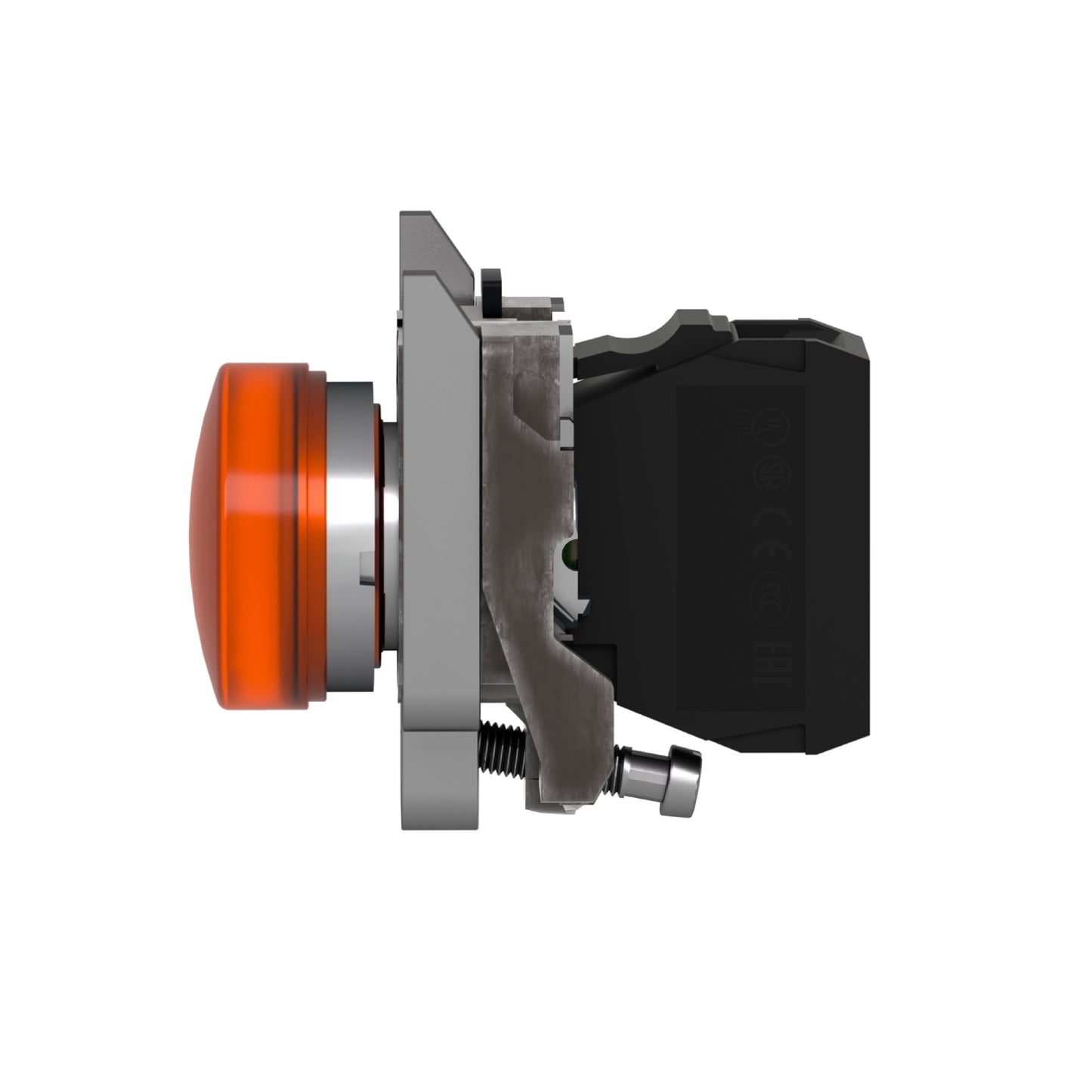 Luz Piloto Redondo Ø 22- IP65-Amarillo-LED Integral-120 V-Terminales Schneider Electric XB4BVG5