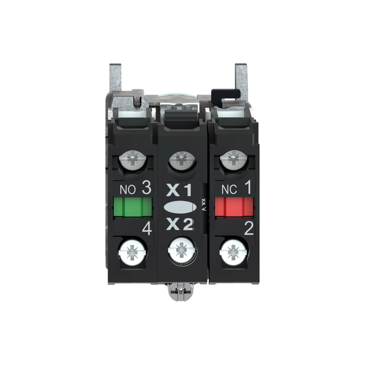 Pulsador Verde Luminoso Ø 22-Retorno Resorte Nivelado-250 V-1 Na + 1 NC Schneider Electric XB4BW3365