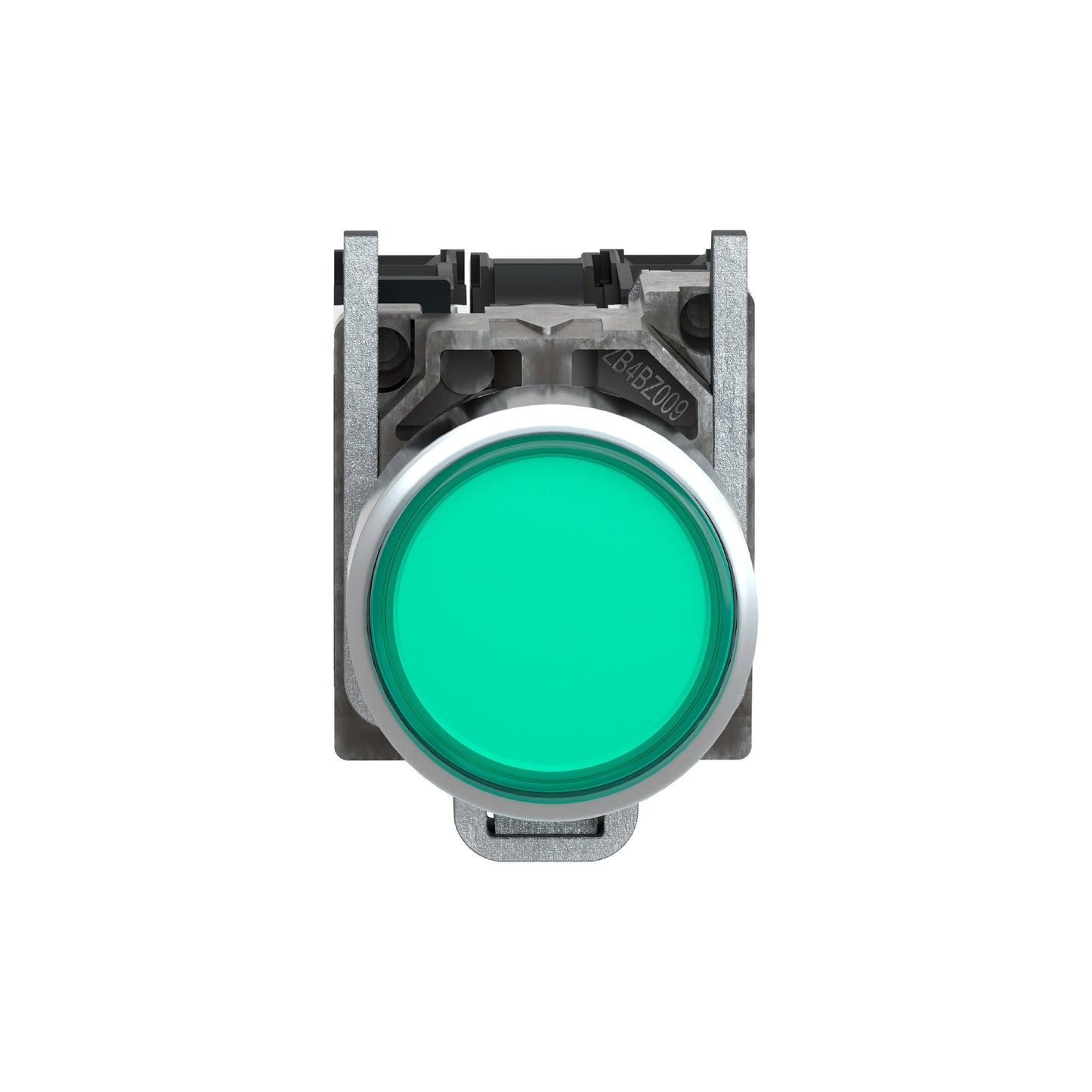 Pulsador Verde Luminoso Ø 22-Retorno Resorte Nivelado-250 V-1 Na + 1 NC Schneider Electric XB4BW3365