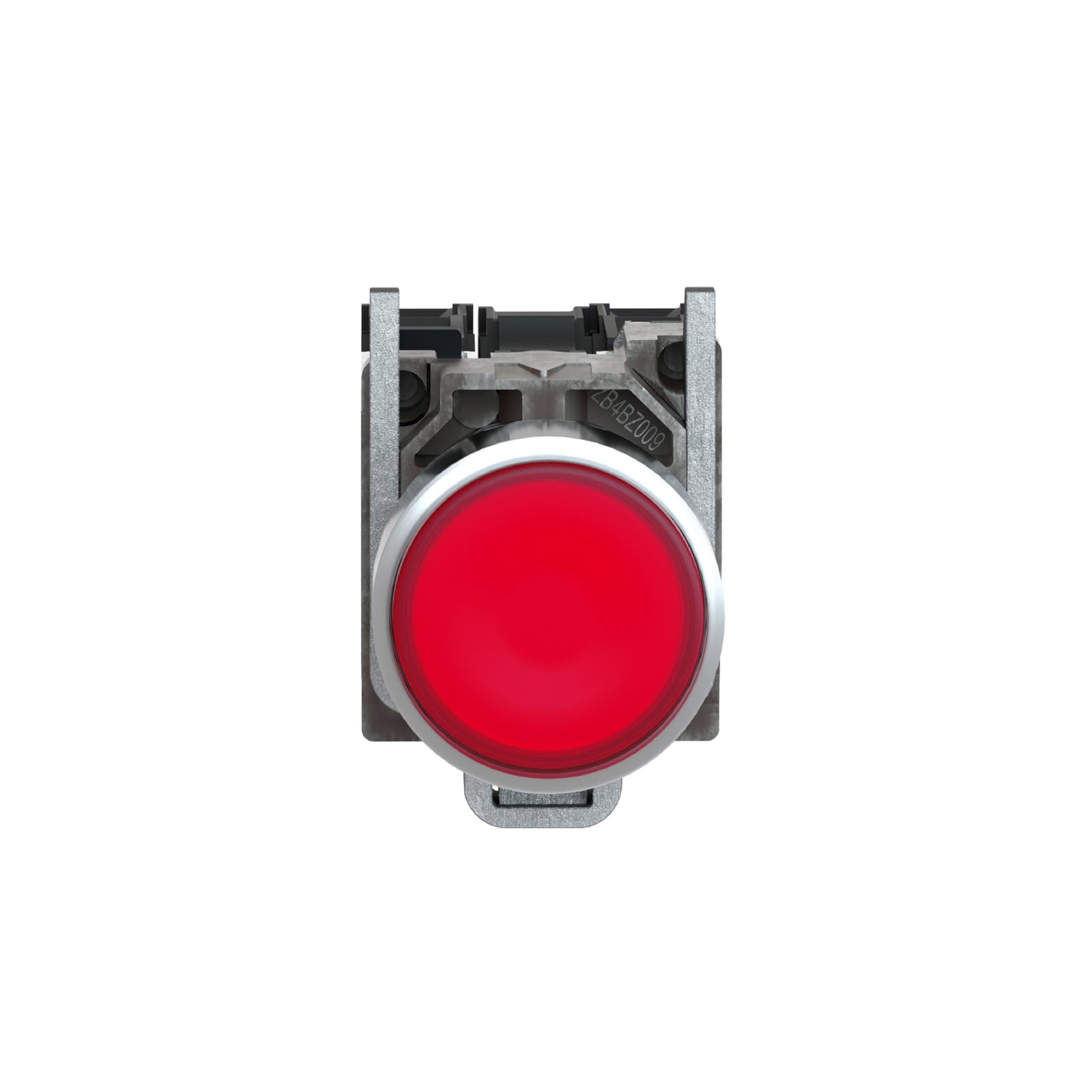 Pulsador Rojo Luminoso Ø 22-Retorno Resorte Nivelado-24 V-1 Na + 1 NC Schneider Electric XB4BW34B5