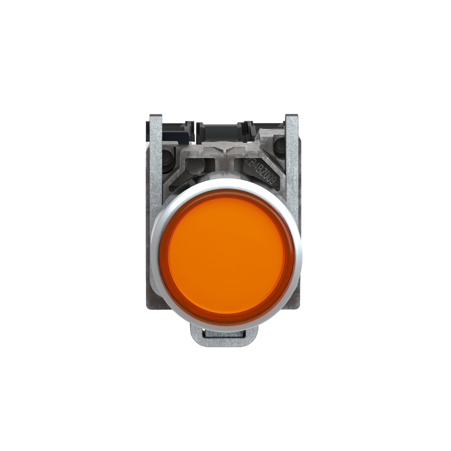 Pulsador Amarillo Luminoso Ø 22- Retorno Resorte Nivelado-24 V-1 Na + 1 NC Schneider Electric XB4BW35B5
