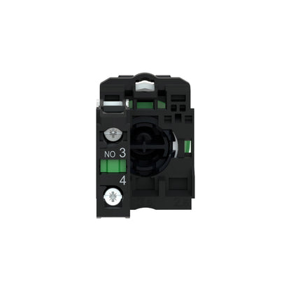 Pulsador Verde 22 mm Retorno Resorte Nivelado 1 NA Schneider Electric XB5AA31