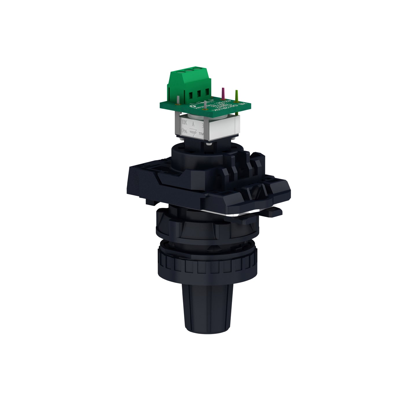 Head Ø22 + Mounting Base + Potentiometer 10k Schneider Electric XB5AD912R10K