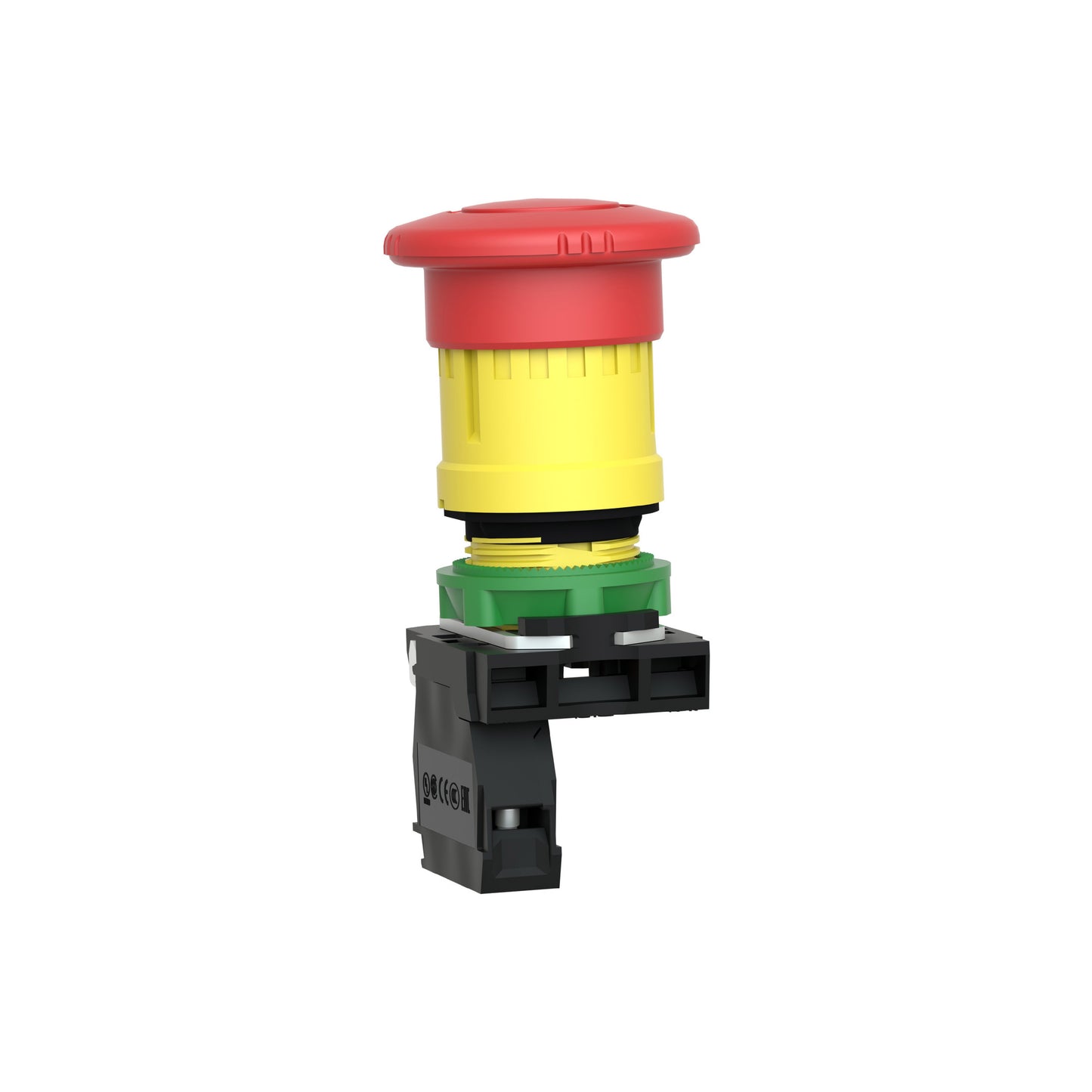 Red Ø40 Emergency Stop, Switching Off Pushbutton Ø22 Latching Turn Relevador Ase 1NC Schneider Electric XB5AS8442