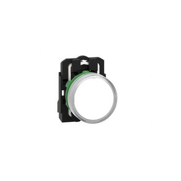 Piloto Luminoso Redondo Ø 22- IP65-Blanco-LED Integral-24 V-Terminales Schneider Electric XB5AVB1