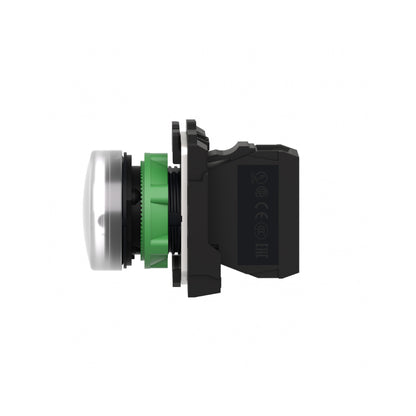 Piloto Luminoso Redondo Ø 22- IP65-Blanco-LED Integral-24 V-Terminales Schneider Electric XB5AVB1