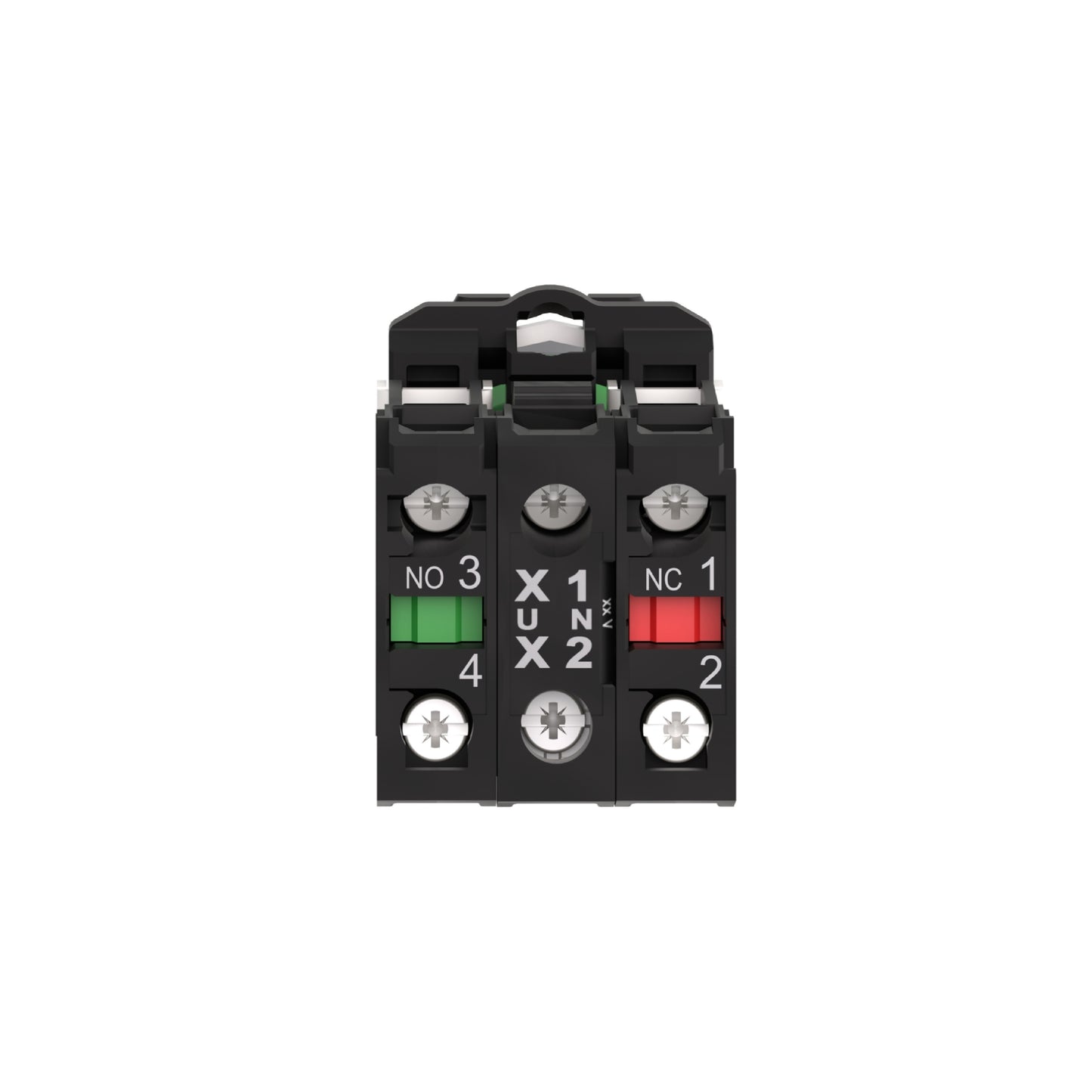 Pulsador Verde Luminoso Ø 22-Retorno Resorte Nivelado-24 V-1 Na + 1 NC Schneider Electric XB5AW33B5