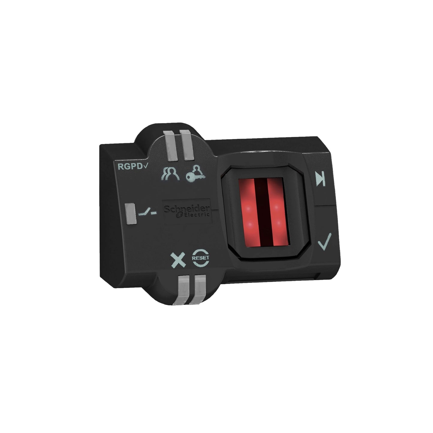 Biometric Switch Bistable Rgpd, Plastic, Ø22, Connection By M12 Connector, 24 V AC/DC Schneider Electric XB5S6B2M12