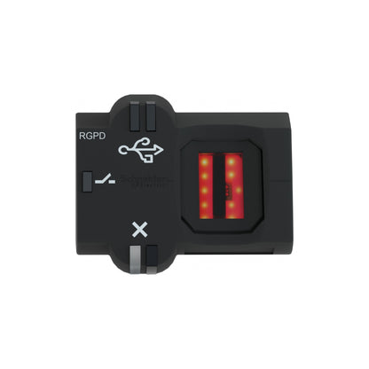 Biometric Switch Monostable Rgpd, Plastic, Ø22, Connection By M12 Connector, 24 V AC/DC Schneider Electric XB5S7B2M12