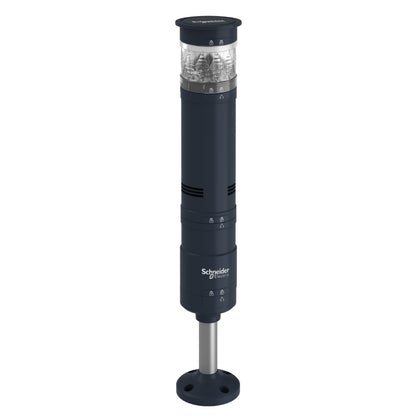 Fixing Unit-Plate With 100 mm Pole-Black ((*)) Schneider Electric XVUZ02