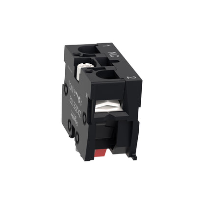 Bloque de Contactos, Easy Harmony XA2, Contacto Único, para Cabezal de 22 MM, Terminal Faston, 1NC Schneider Electric ZA2EE102