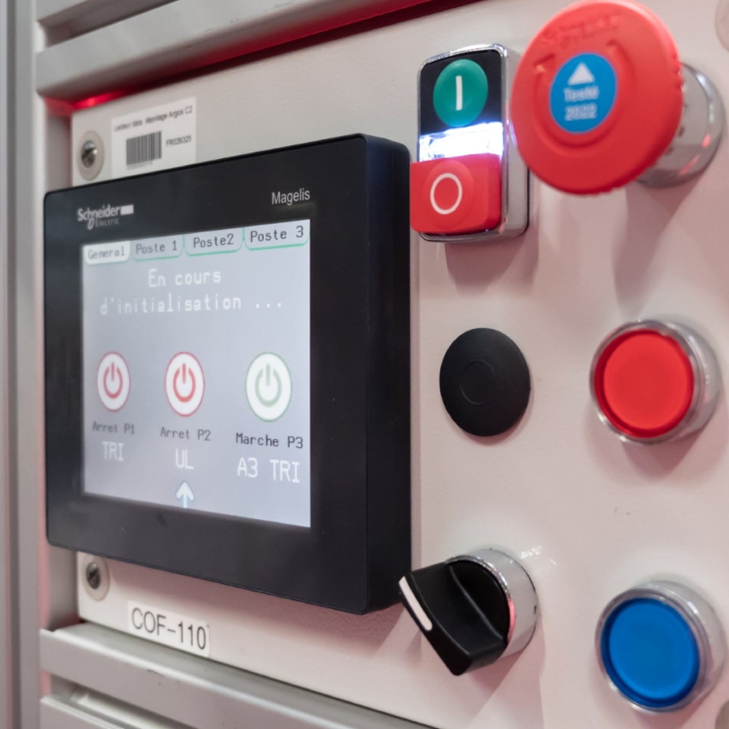 Cabeza Selector -2 Posiciones-Ø 22-Negro Schneider Electric ZB4BD2