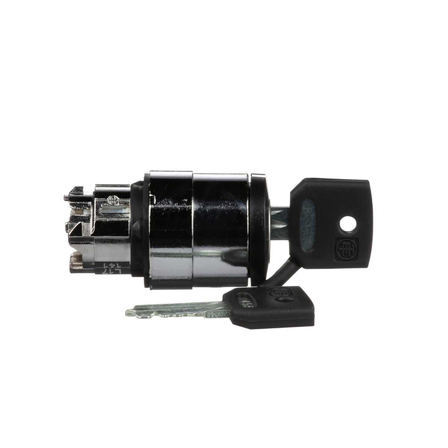 Cabeza Selector con Llave-2 Posiciones-Ø 22-Negro Schneider Electric ZB4BG4