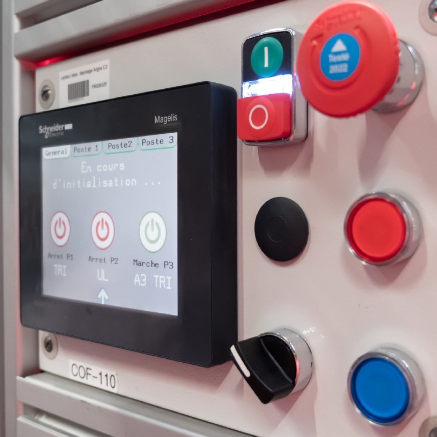 Cabeza Selector -2 Posiciones-Ø 22-Negro Schneider Electric ZB4BJ2