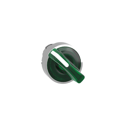 Cabeza Selector Iluminado -2 Posiciones-Ø 22-Verde Schneider Electric ZB4BK1233
