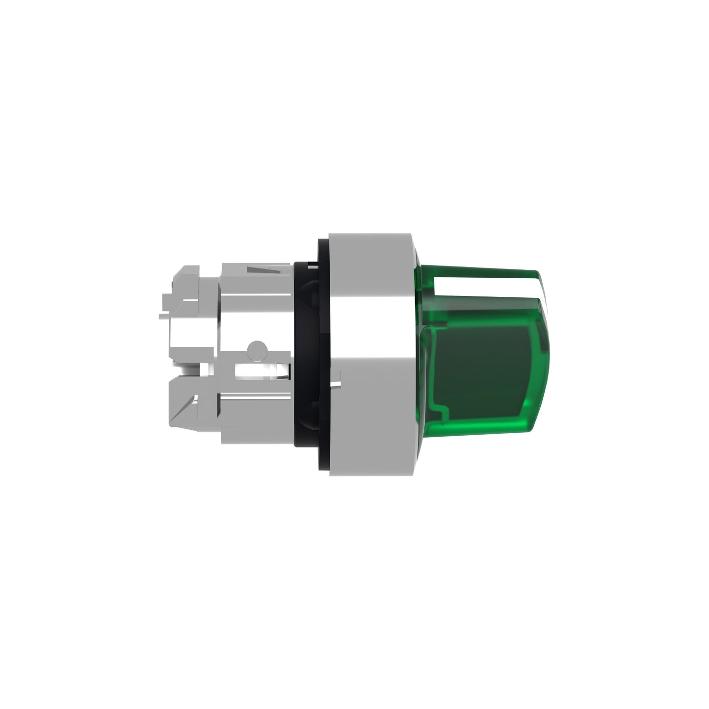 Cabeza Selector Iluminado -2 Posiciones-Ø 22-Verde Schneider Electric ZB4BK1233